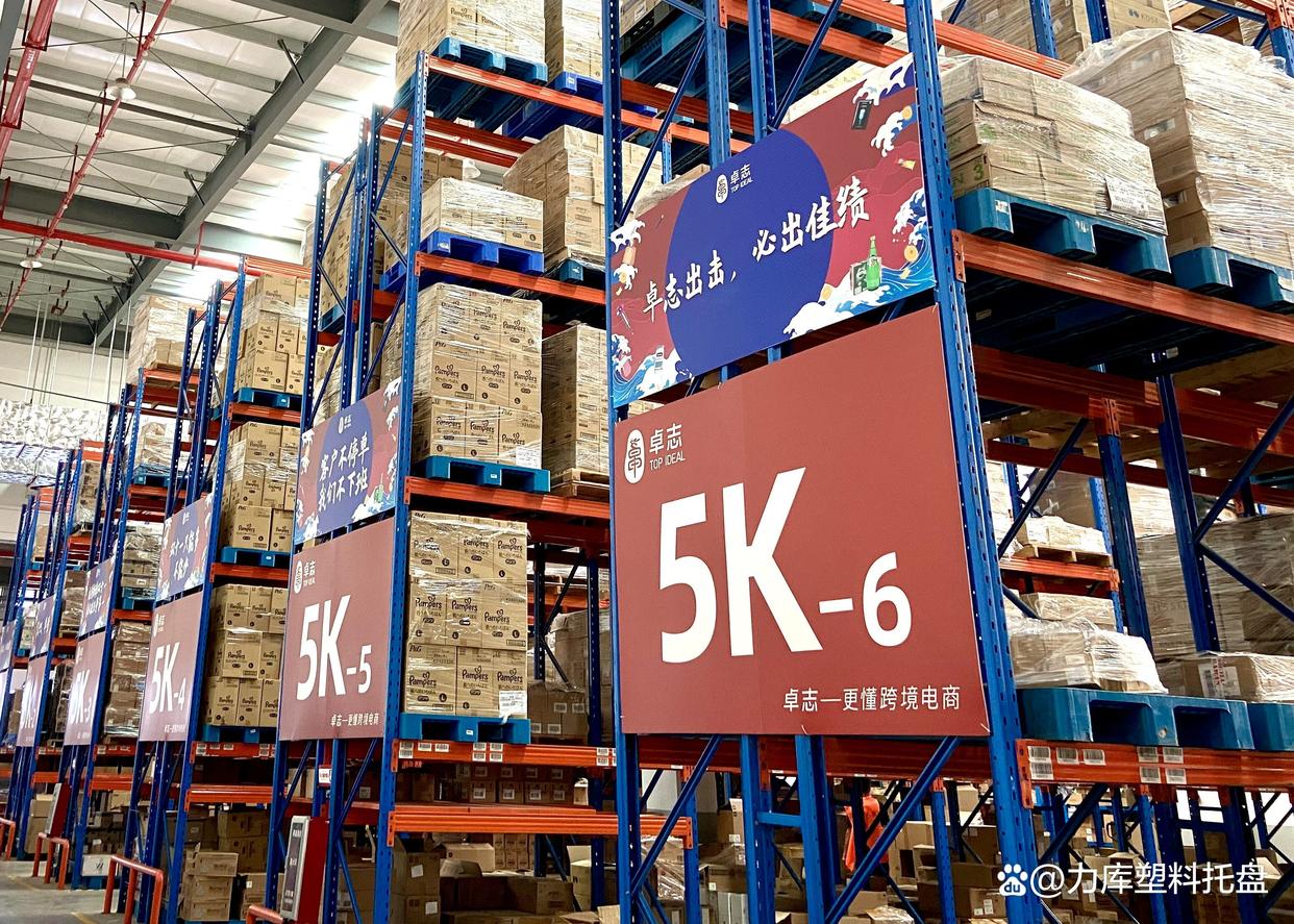 塑料(liào)托盤貨架應用